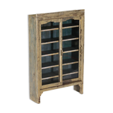 Antique white indian showcase