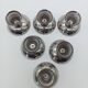 Set of 6 vintage ice cream bowls in 18/10 stainless steel - Bistro Style