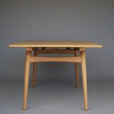 Table à manger extensible en chêne Hans J. Wegner, modèle AT 310, par Andreas Tuck, 196