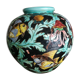 Vase Monaco décor poissons