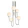 Lustre cascade with five opalines, Italy, 1960s