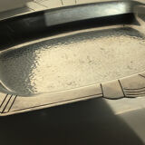 Metal art deco rectangle tray