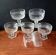 6 coupes vintage à pied pour cocktails glaces