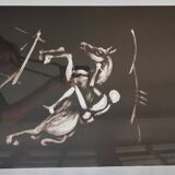 Tableau le cavalier blanc
