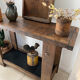 Old wooden workbench