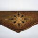 Étagère murale console en bois peint vintage