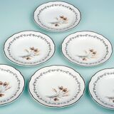 6 dessert plates Sarreguemines K5412