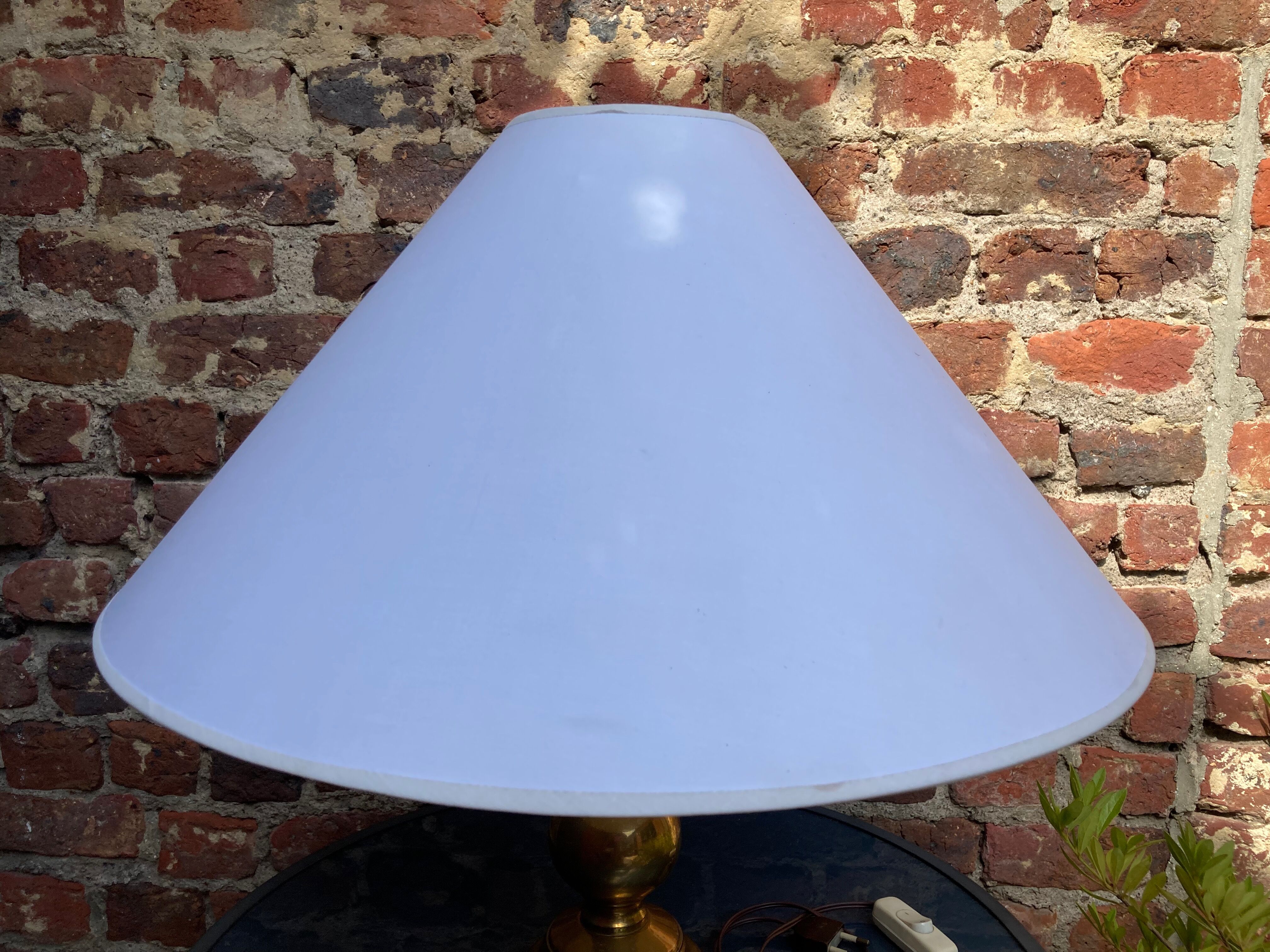 Vintage brass table lamp