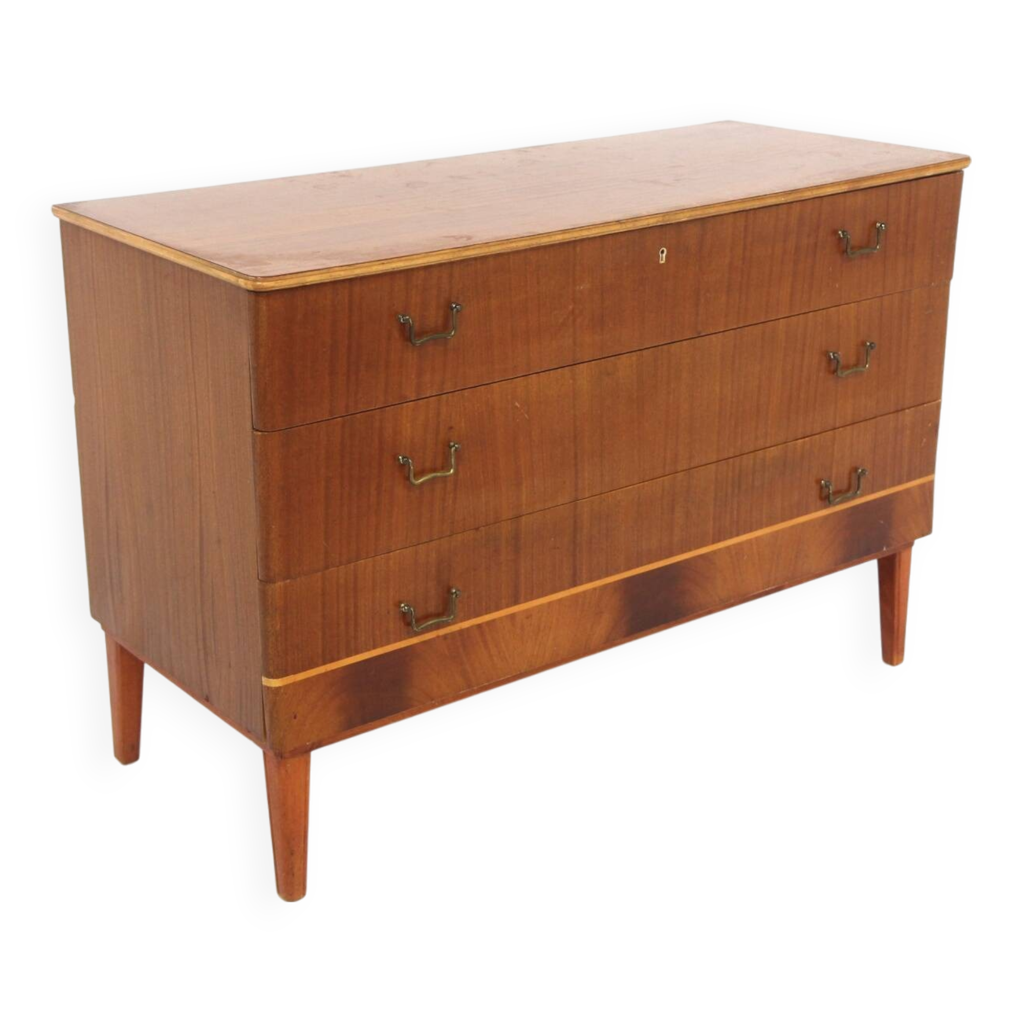 Scandinavian mahogany chest of drawers, Sweden, 1940
