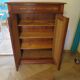 Very Buffet 1900 - Napoléon III - Walnut veneer - 1 drawer - 2 doors