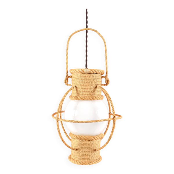 Lanterne en corde & opaline