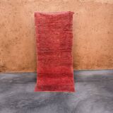 Moroccan rug Beni M'Guild red - 231 x 102 cm