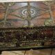 Yemeni chest in studded wood
