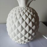Pineapple lamp in white biscuit