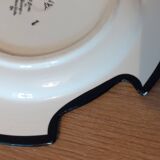 Saint Jean de Bretagne / Service à poissons 13 pièces décor main