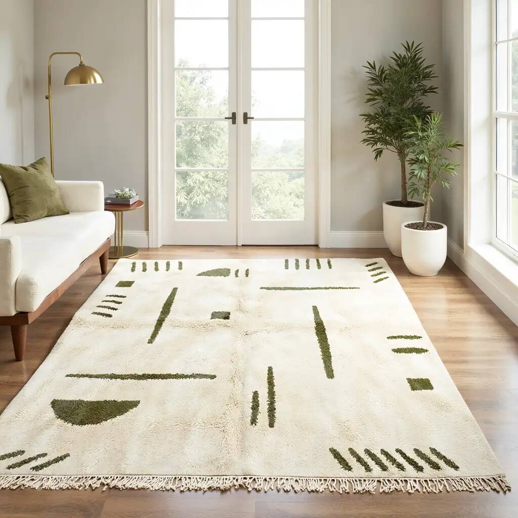 Tapis berbère marocain moderne atlas –250cmx150cm
