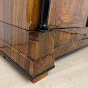 Biedermeier Wardrobe, Walnut Veneer, South Germany circa 1820