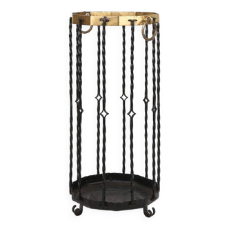 Stylish robust mid-century umbrella stand, France ca. 1950