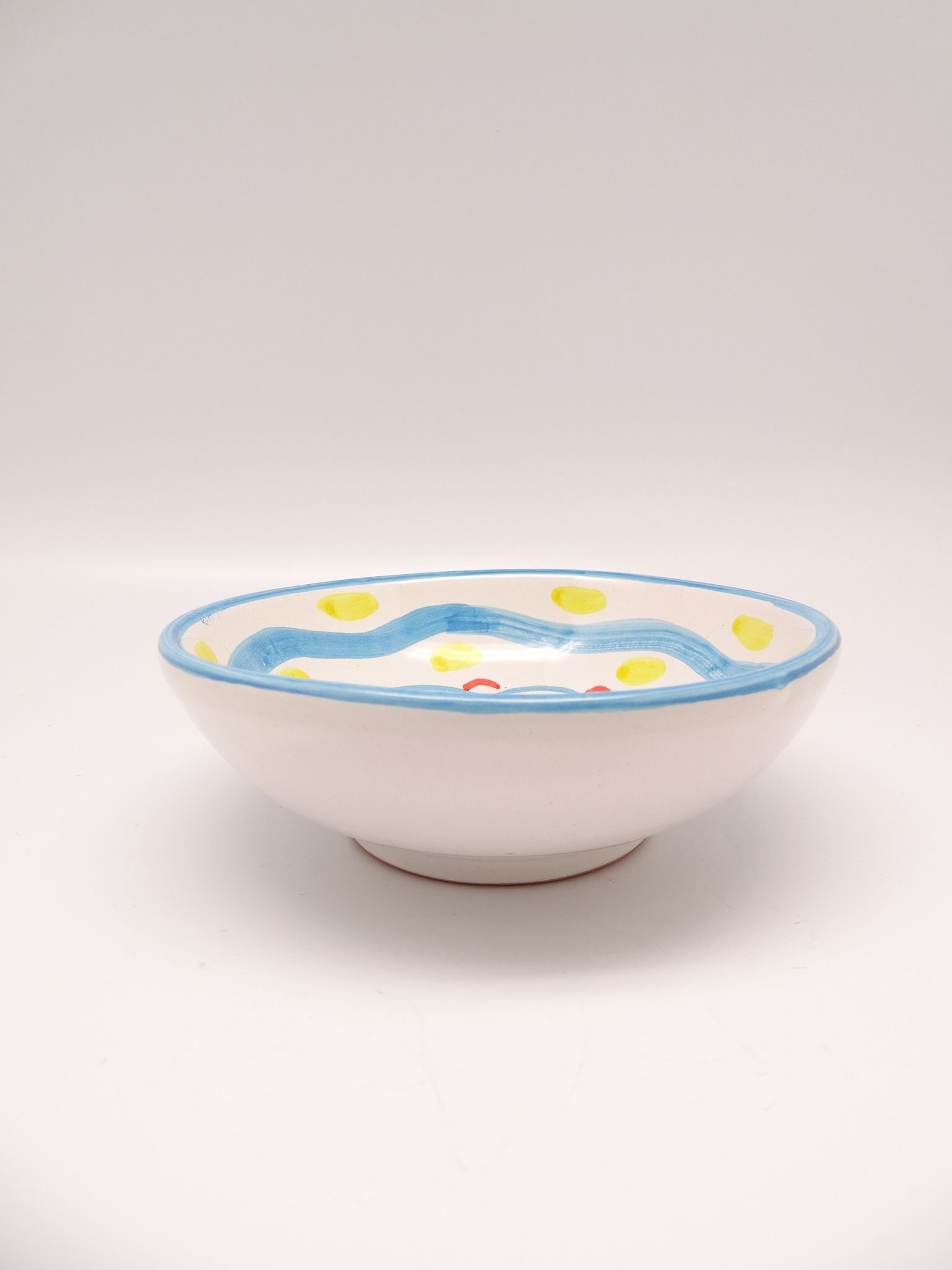 Multicolored bowl in Italian ceramic