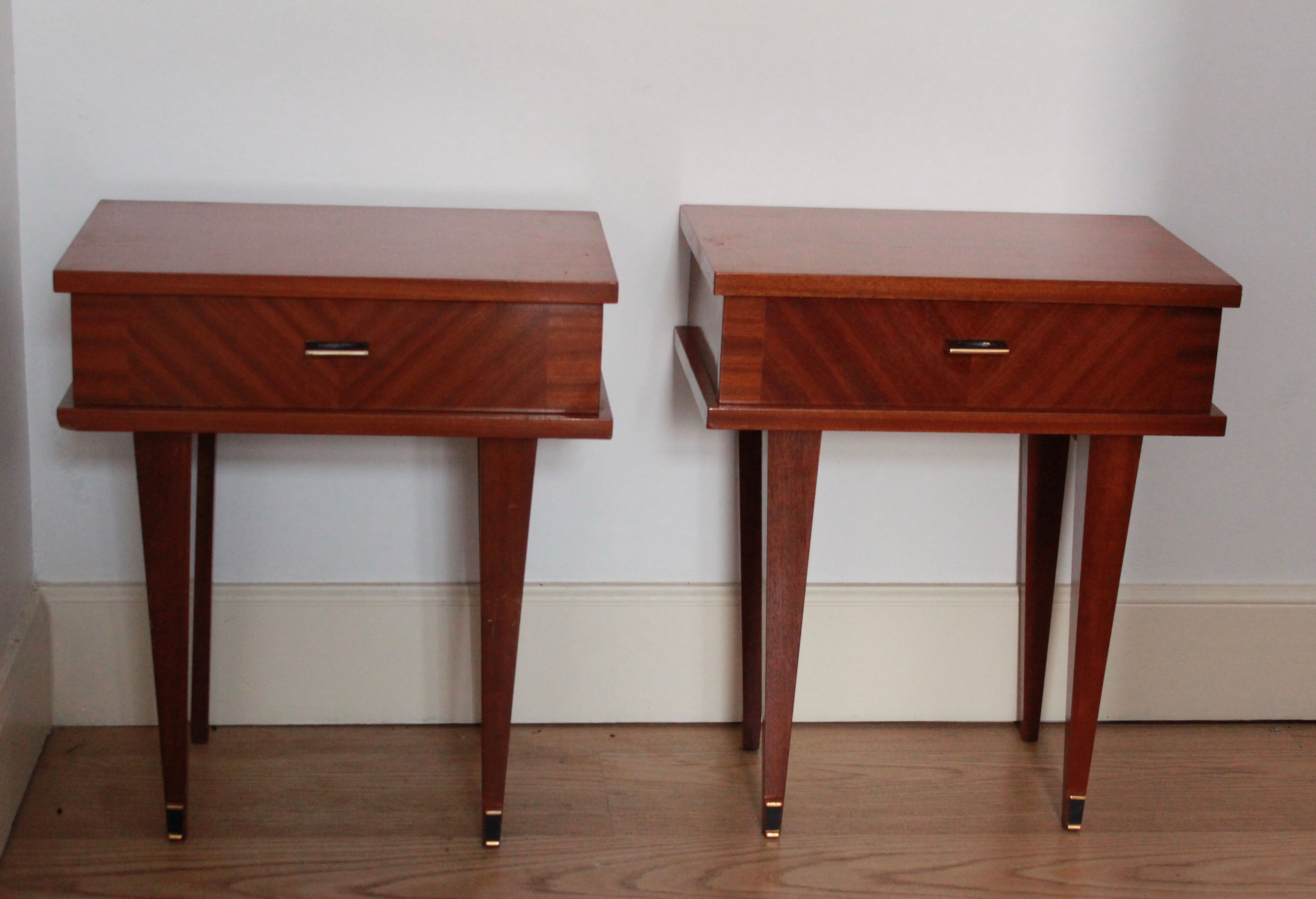 Paire de chevets vintage 1970