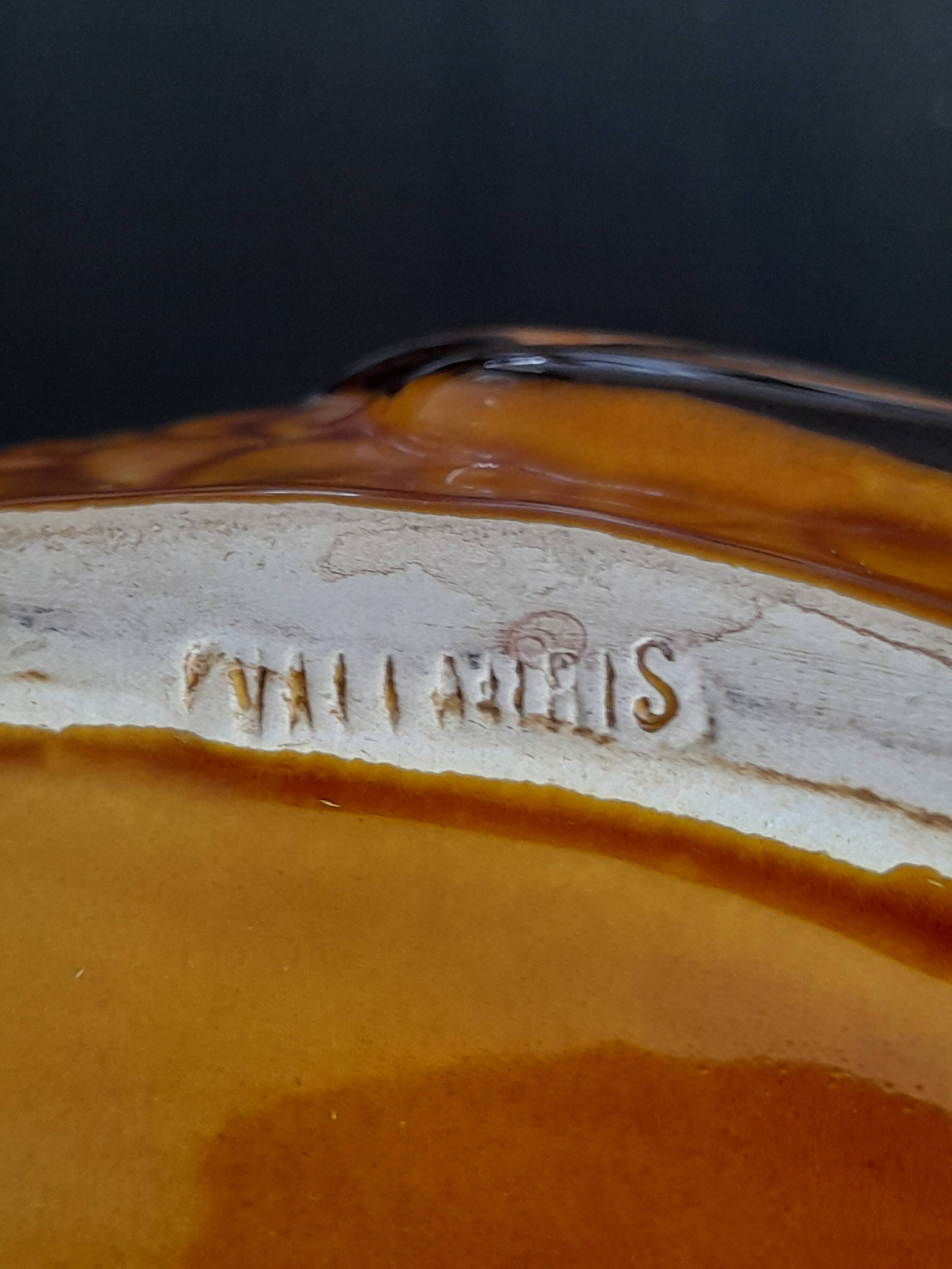 soupière poisson en majolique de Vallauris