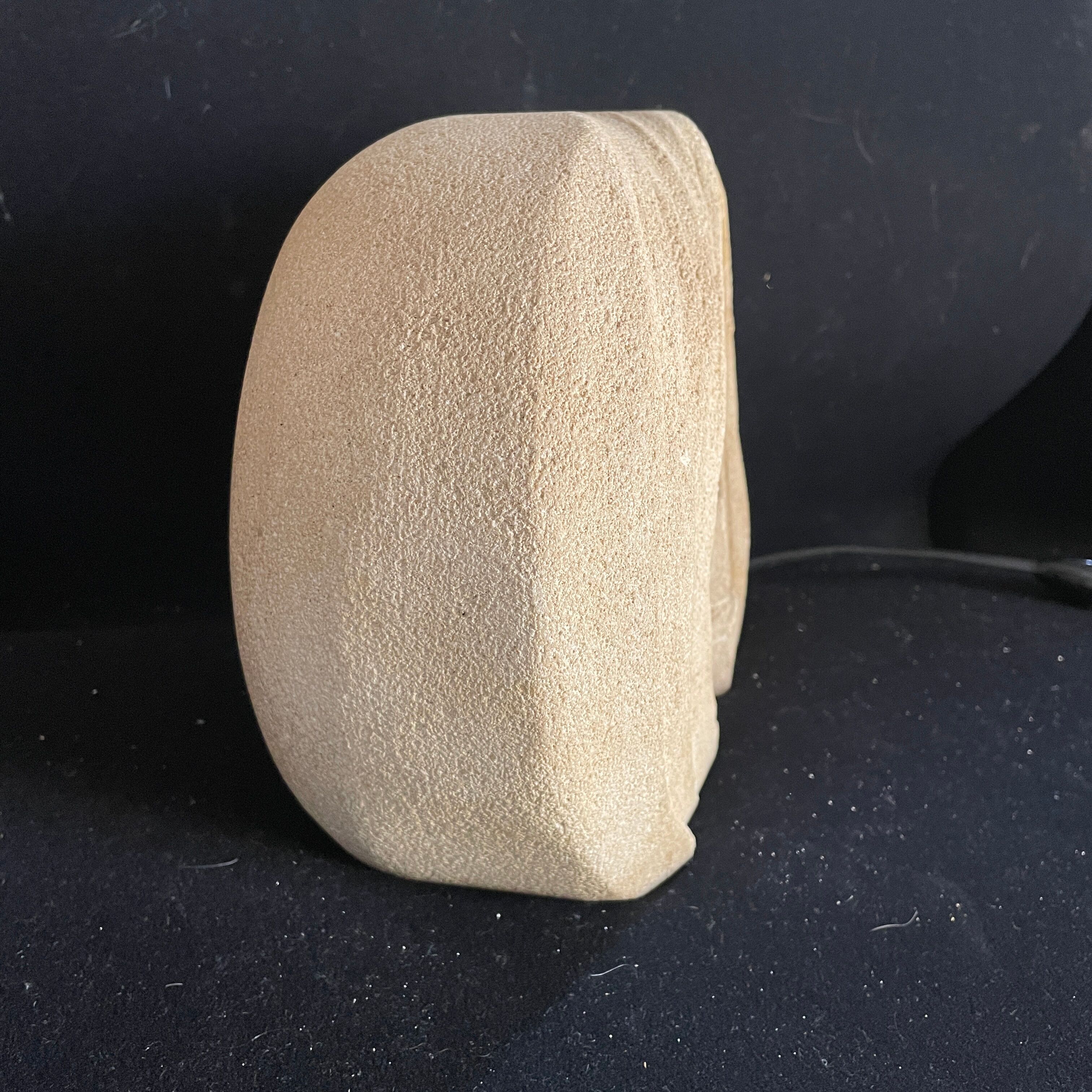 Arsene Galisson lamp in stone vintage design 1970