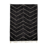 Modern Moroccan carpet black contemporary art 300x430cm