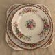 English dessert service 6 plates and 1 Grafton Royal dish