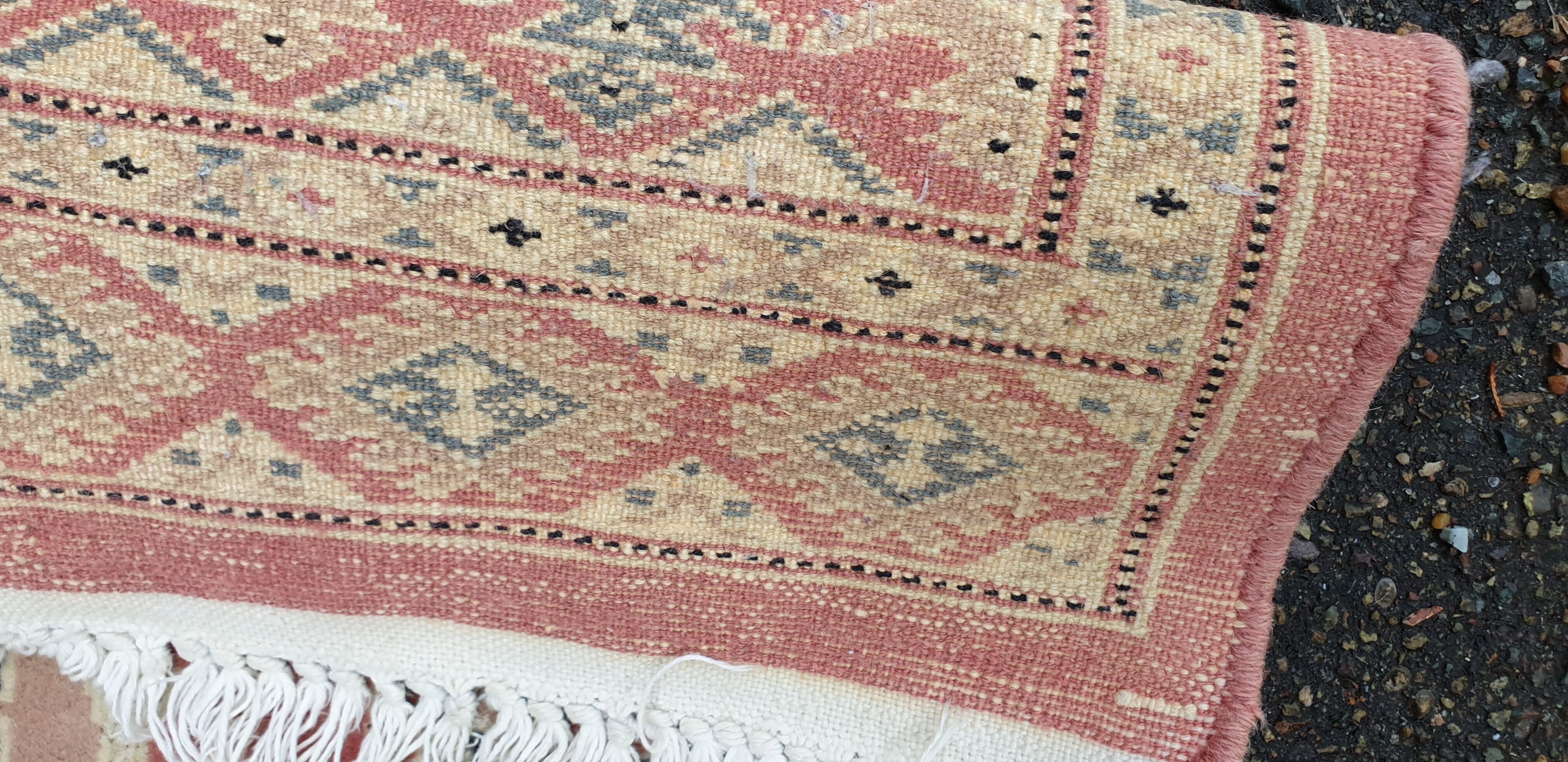 Oriental carpet wool