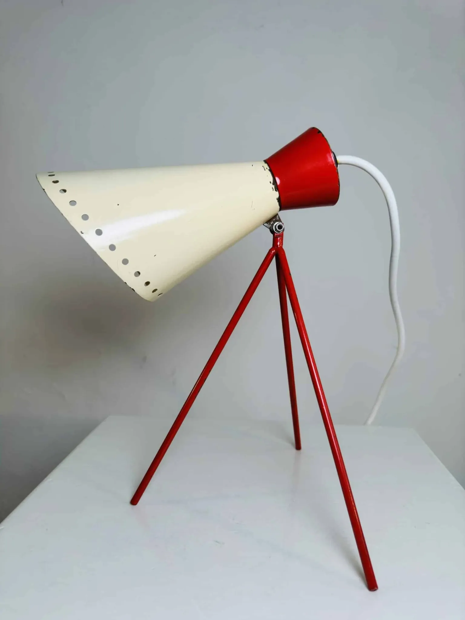 Model 1618 Desk Lamp By Josef Hurka For Napako, Czechoslovakia, 1954