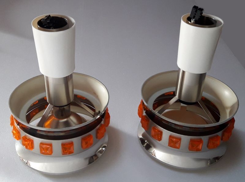 Pair of vintage chandeliers 1970