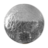 Globe en verre blanc craquelé