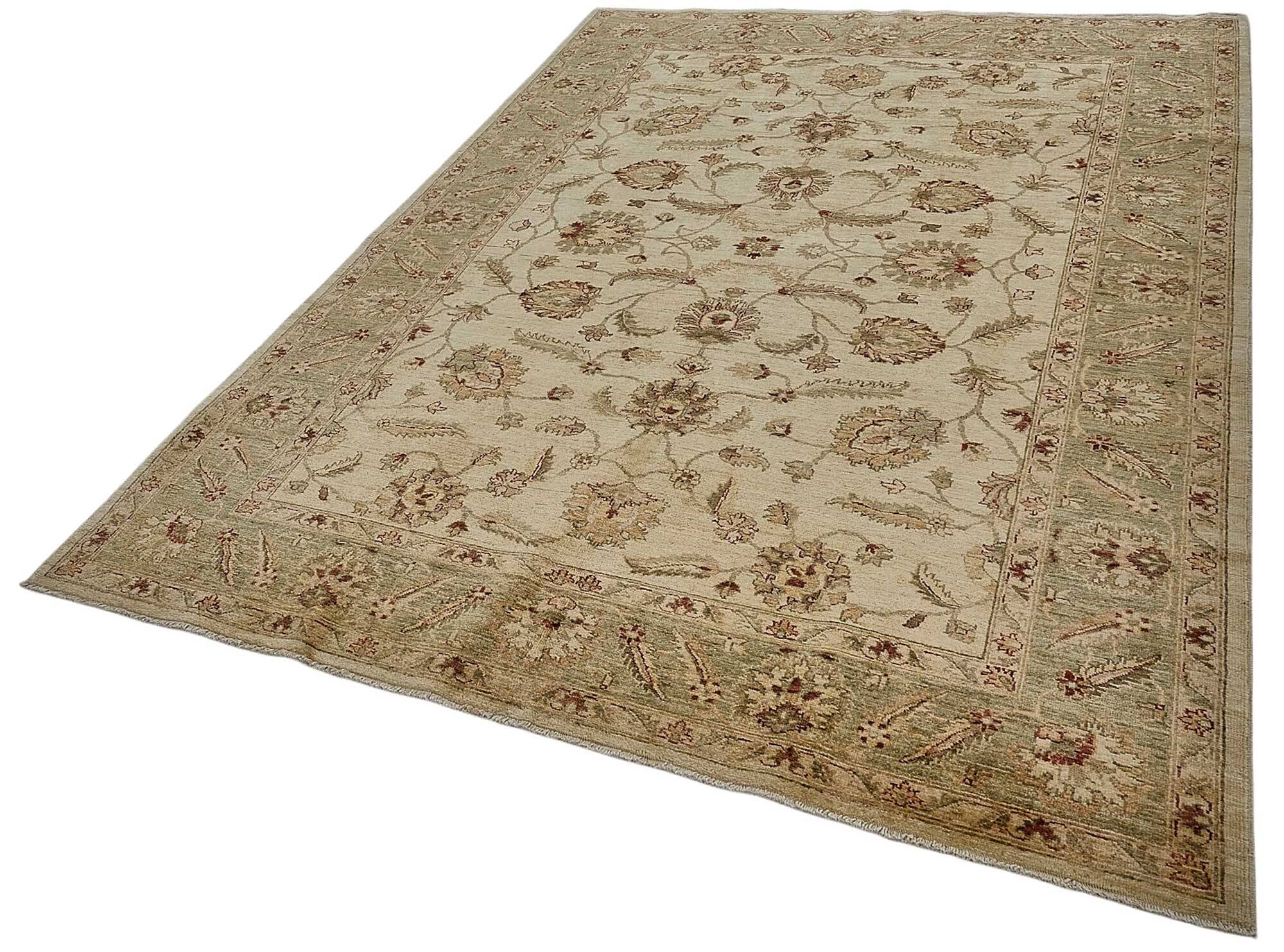 Turkish Handknotted Wool Oushak Rug 182 cm x 264 cm