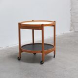 Serving trolley with reversible trays by Hans Bølling for Torben Ørskov, 1960s