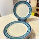 Set of 6 dessert plates Richard Ginori – Italian design - 70s 80s