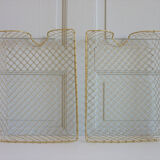 Set of 2 mail bannettes