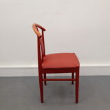 Swedish Dining Chairs by C. Ekström, A. Johansson & S. Hyssna, 1970s, Set of 4