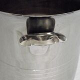 Silver stainless steel champagne bucket 18.10