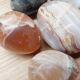 Lot 7 eggs natural stone
