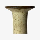 Retro flower ceramic candlestick holder from denmark | vintage candleholder from denmark