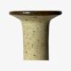 Retro flower ceramic candlestick holder from denmark | vintage candleholder from denmark