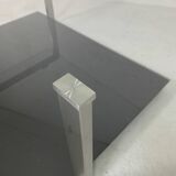 Glass coffee table 110 x 110 cm in the style of Rolf Benz and Metaform