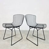 Vintage design wire chair model 420 Harry Bertoia Knoll 1970s