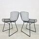 Vintage design wire chair model 420 Harry Bertoia Knoll 1970s