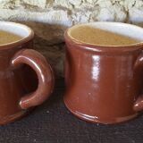 Vintage stoneware mugs