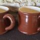 Mugs en grès Vintage