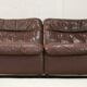 Sofa De Sede. Leather "chocolate" Switzerland, circa 1970