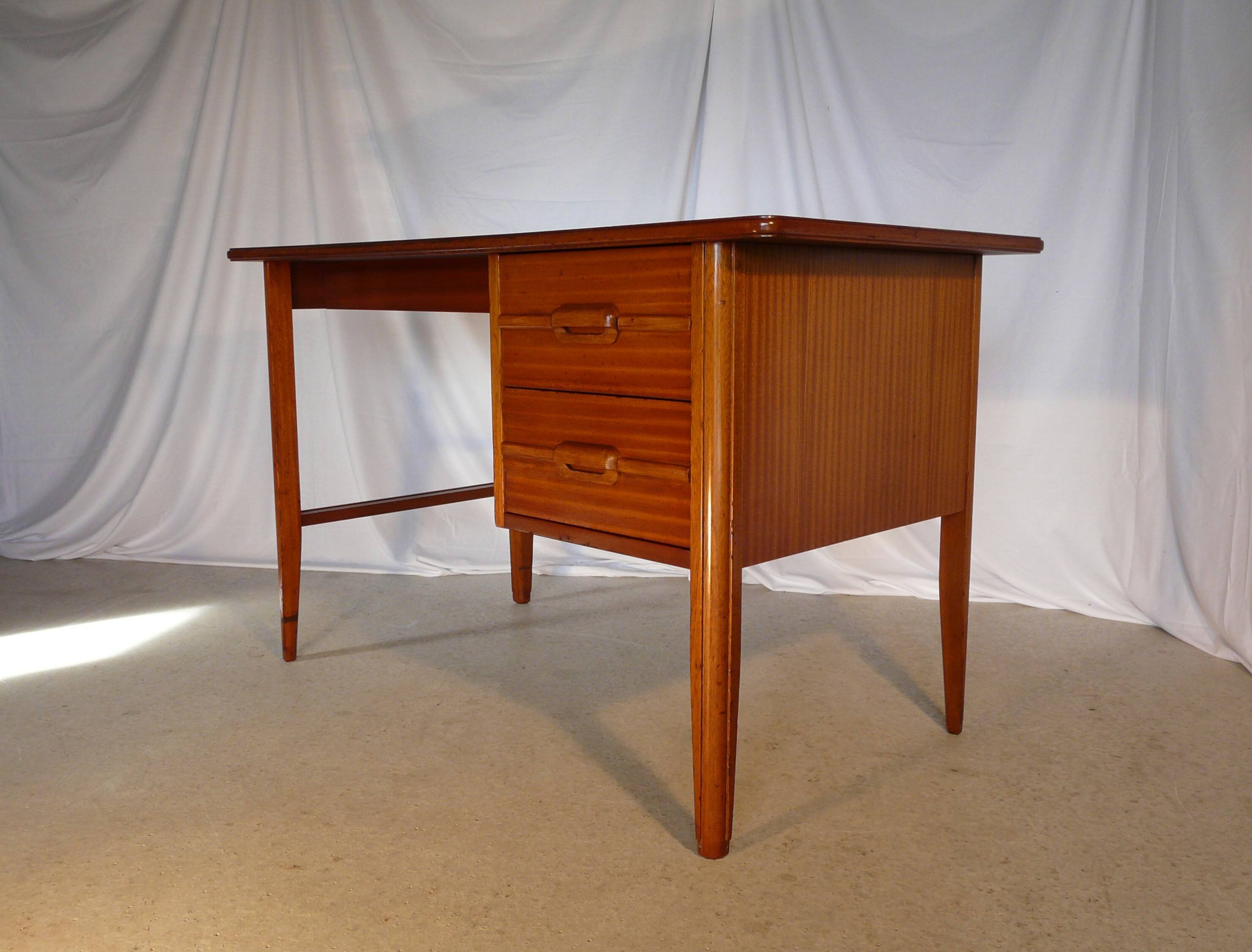 Vintage Scandinavian teak desk