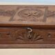 Vintage carved wooden box
