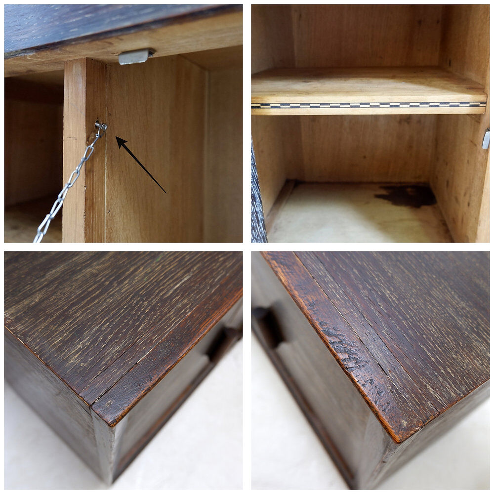Wenge wood vintage sideboard - modernist style